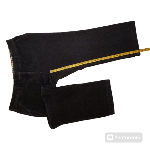 Boden Wide Wale Corduroy Pants Dark Gray Size 18L - Picture 12 of 16